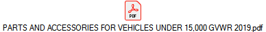PARTS AND ACCESSORIES FOR VEHICLES UNDER 15,000 GVWR 2019.pdf